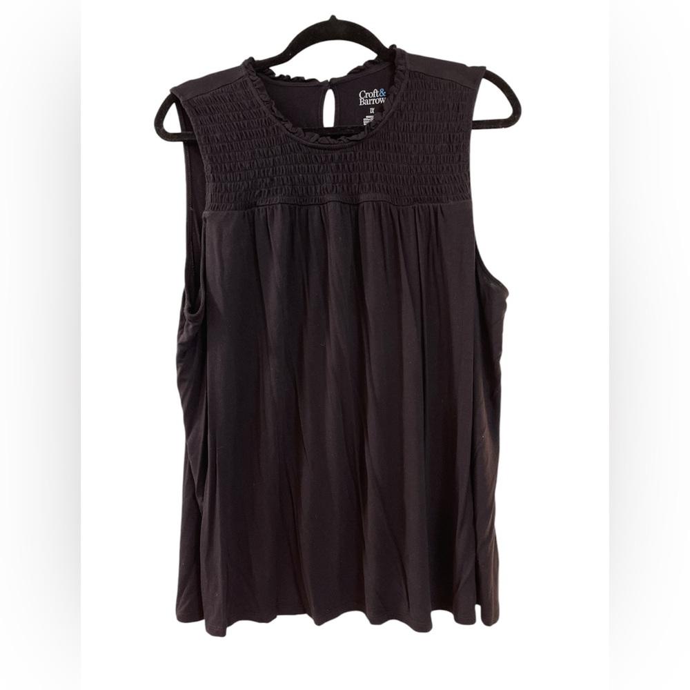 Croft & Barrow Black Tank Top